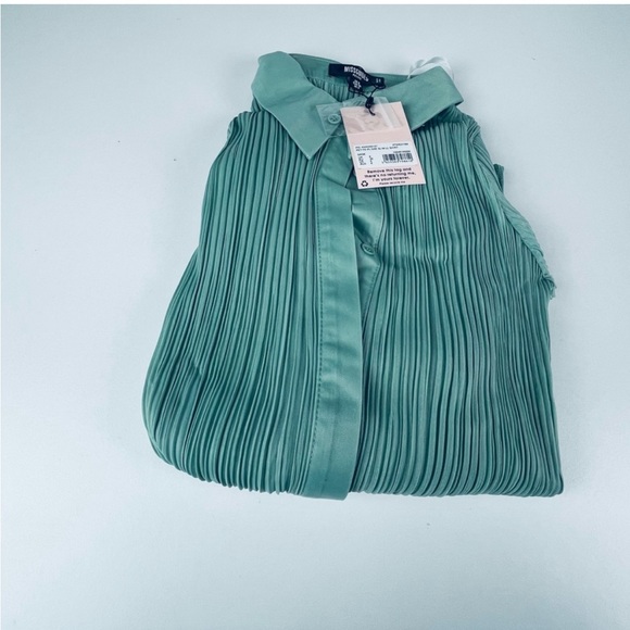 NWT PETITE PLISSE SLIM LL SHIRT - Picture 5 of 5